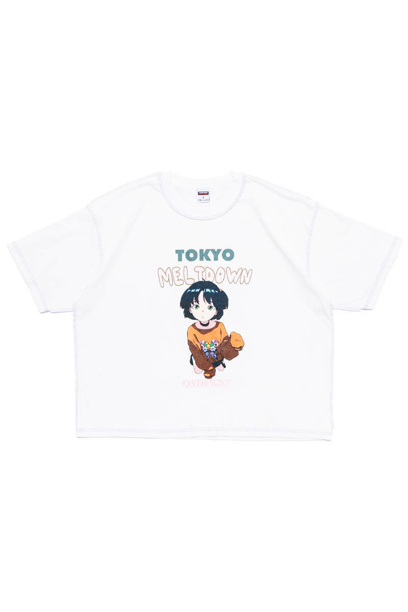over print(オーバー・プリント) MELTDOWN Tee 2 - White