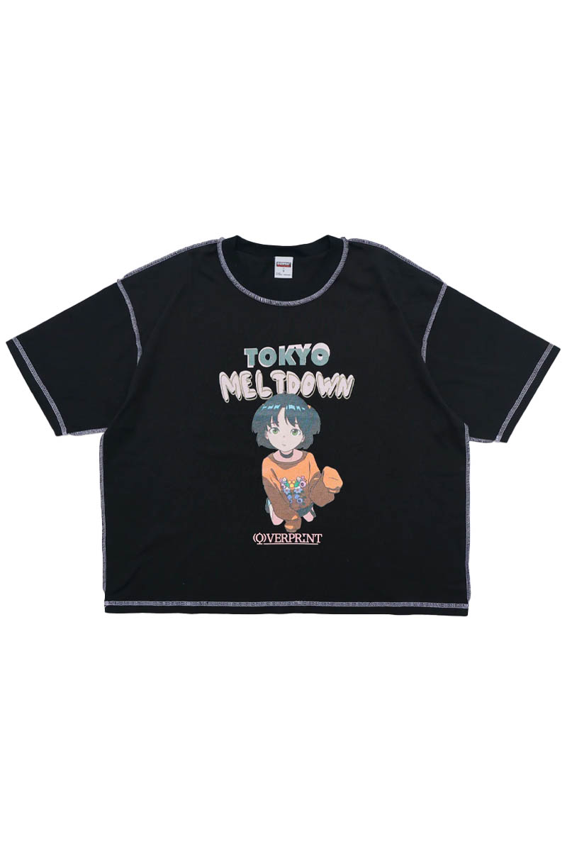 over print(オーバー・プリント) MELTDOWN Tee 2 - Black