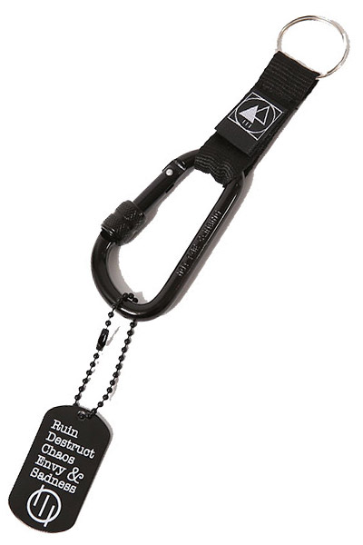 SILLENT FROM ME BLACK LOCK -Key Ring-