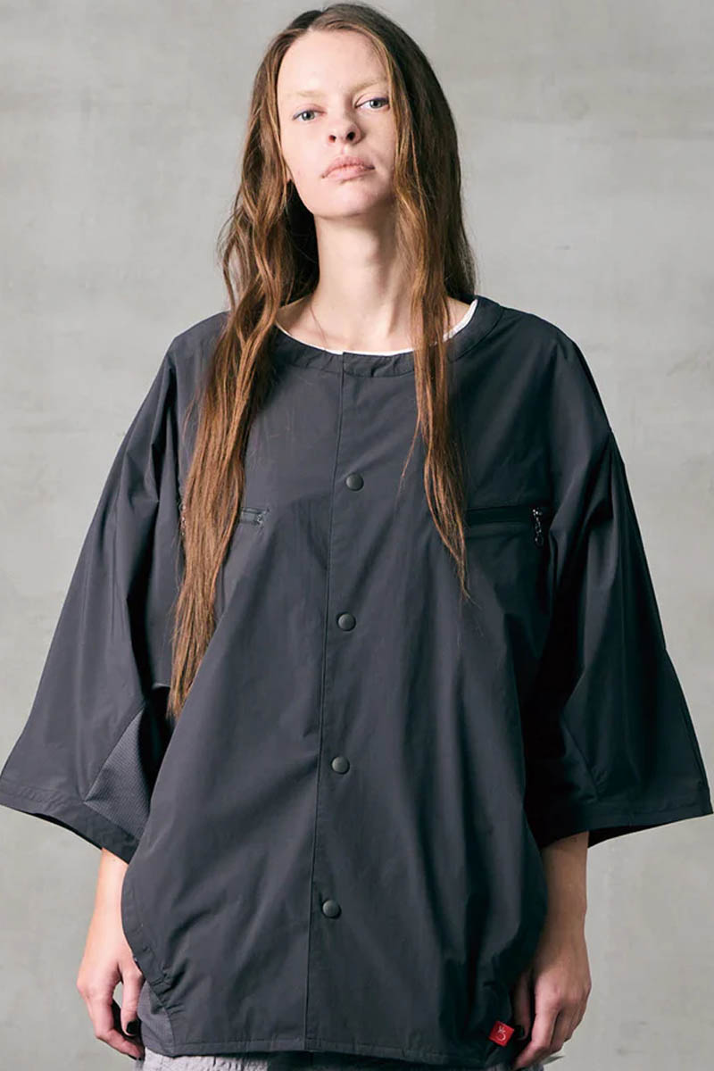 VIRGOwearworks (ヴァルゴウェアワークス) DYNAMIC DOLMAN SNAP SHIRT - Black