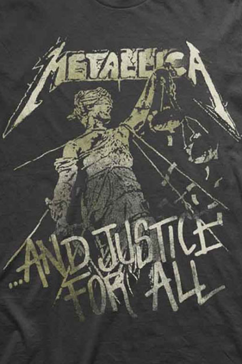 METALLICA バンドTシャツ ユニセックス : JUSTICE VINTAGE / ロック