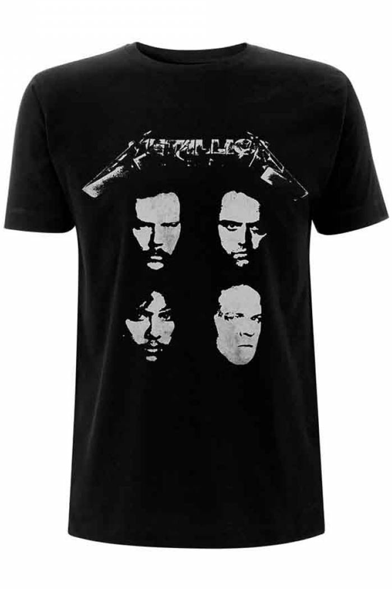 METALLICA バンドTシャツ ユニセックス:Black Album 4 Faces (Back