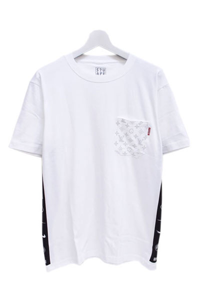 SQUARE LOGO POCKET T-Shirts WHITE