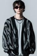 glamb(グラム) Tiger Cardigan / タイガーカーディガン Gray