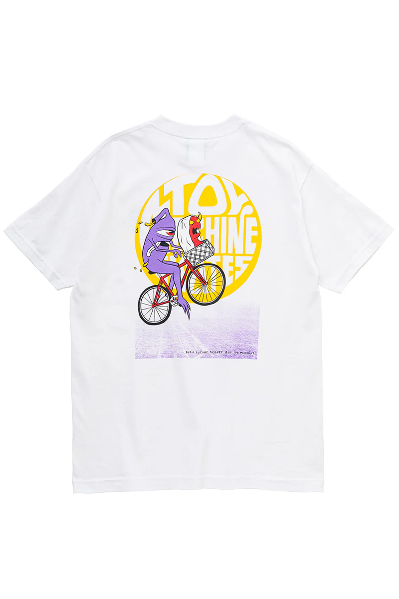 TOY MACHINE (トイマシーン) BIKE SECT SS TEE WHITE