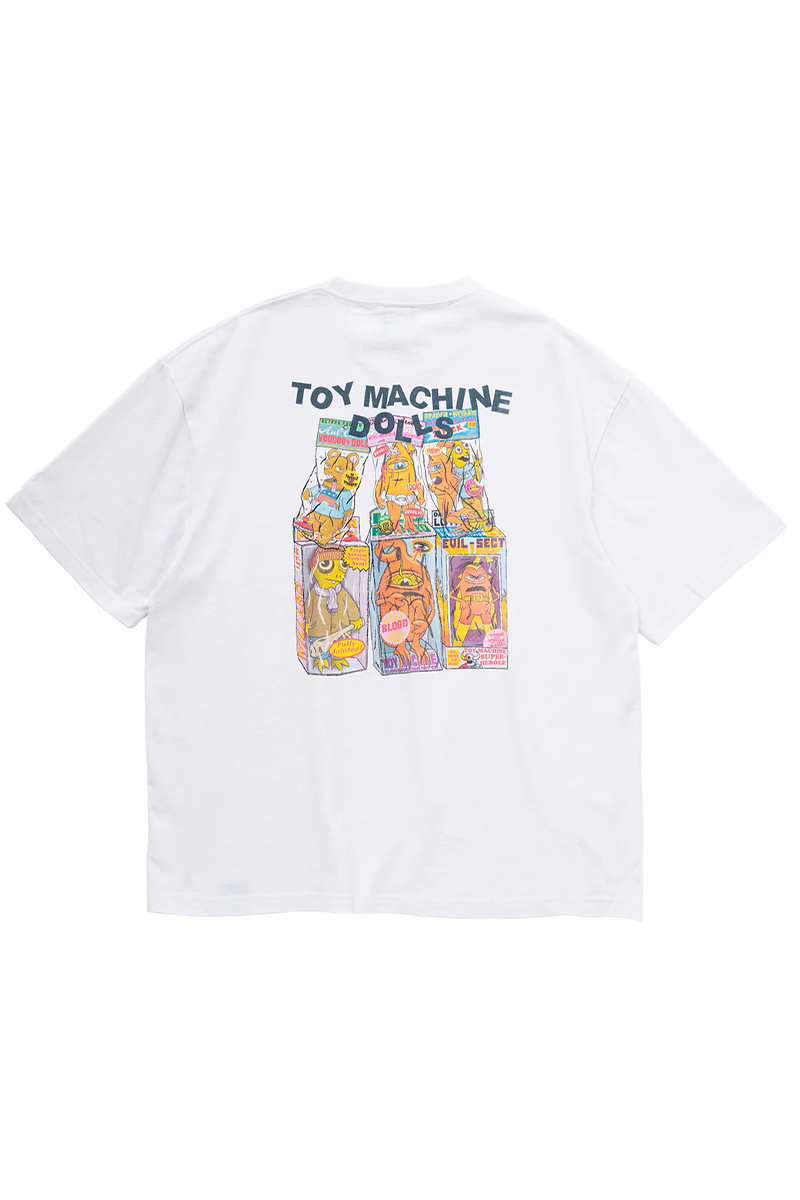 TOY MACHINE (トイマシーン) DOLLS SS TEE WHITE