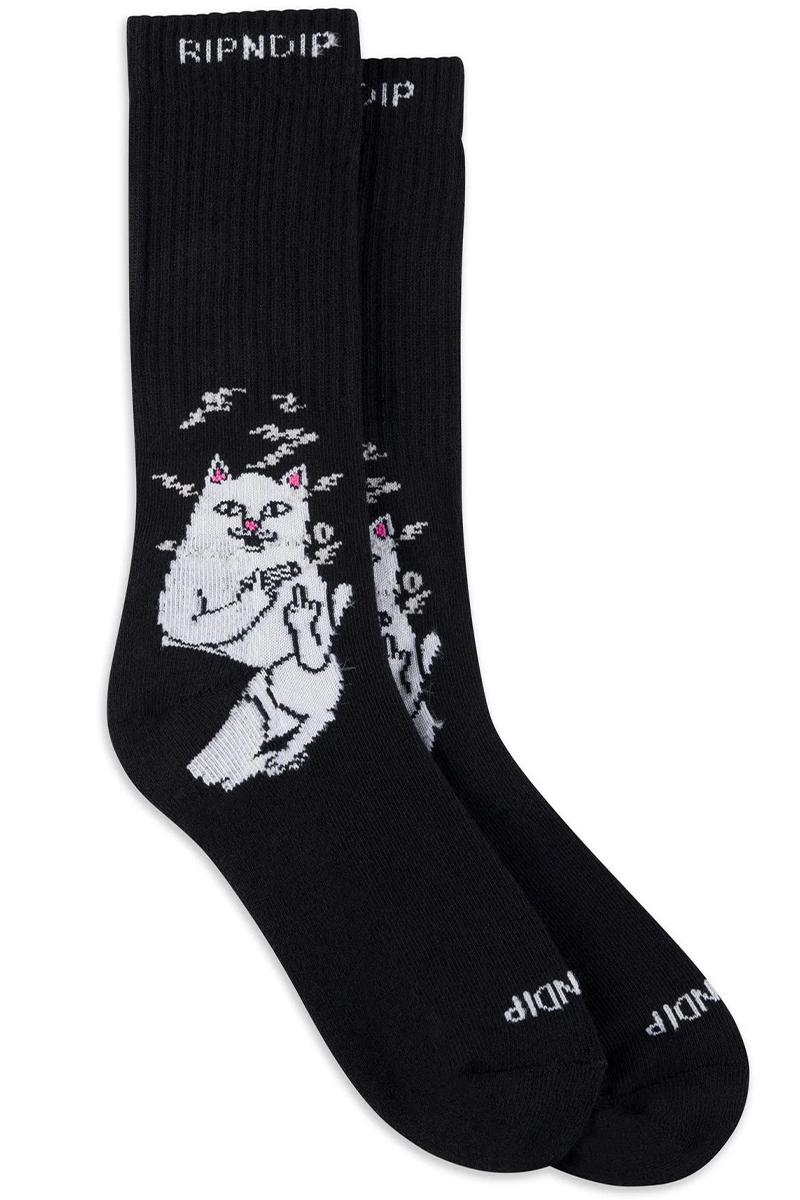 RIPNDIP (リップンディップ) LORD SMOKEY SOCKS (BLACK)