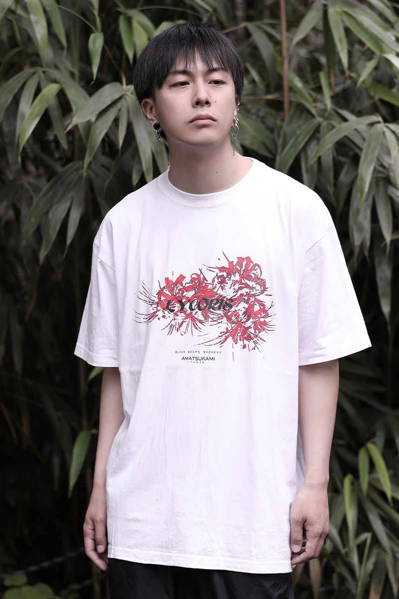 アマツカミ 彼岸花／Lycoris radiata  T-shirt WHITE