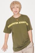 PSYCHOLOGICAL METAMORPHOSIS INVERSION LOGO TEE OLIVE