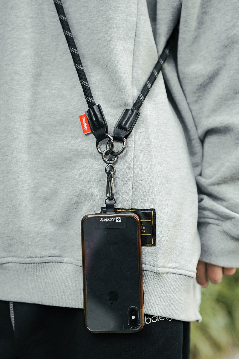 Subciety (サブサエティ) MOBILE STRAP BLACK