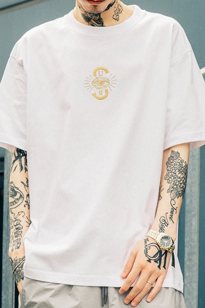 Subciety (サブサエティ) PROVIDENCE TEE WHITE/GOLD
