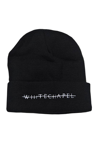 WHITECHAPEL Strikethrough Logo Black