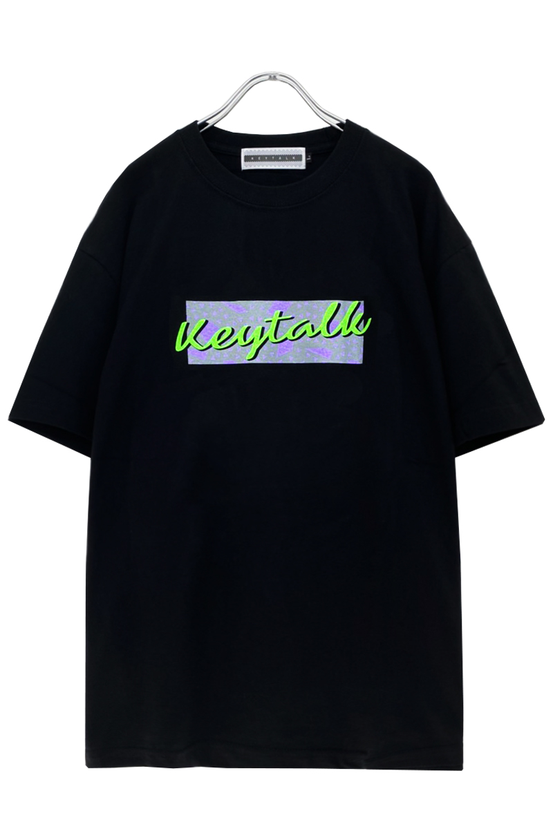 ロックファッション バンドグッズのgekirock Clothing Keytalk 繋がるkeytalkロゴtシャツ Black