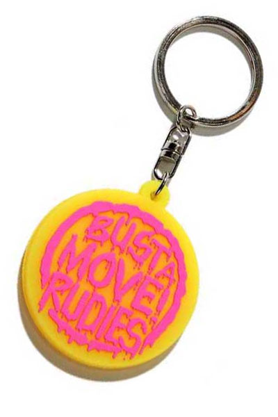 RUDIE'S BUST A MOVE KEYHOLDER YELLOW