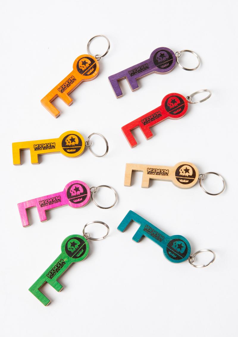 MAGICAL MOSH MISFITS MxMxM SKATEBOARD KEY RING
