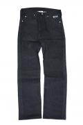 SLEEPING TABLET GENE [ RAW DENIM PANTS ] BLACK