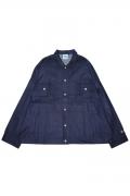 SLEEPING TABLET GENE [ RAW DENIM TRUCKER JACKET ] INDIGO