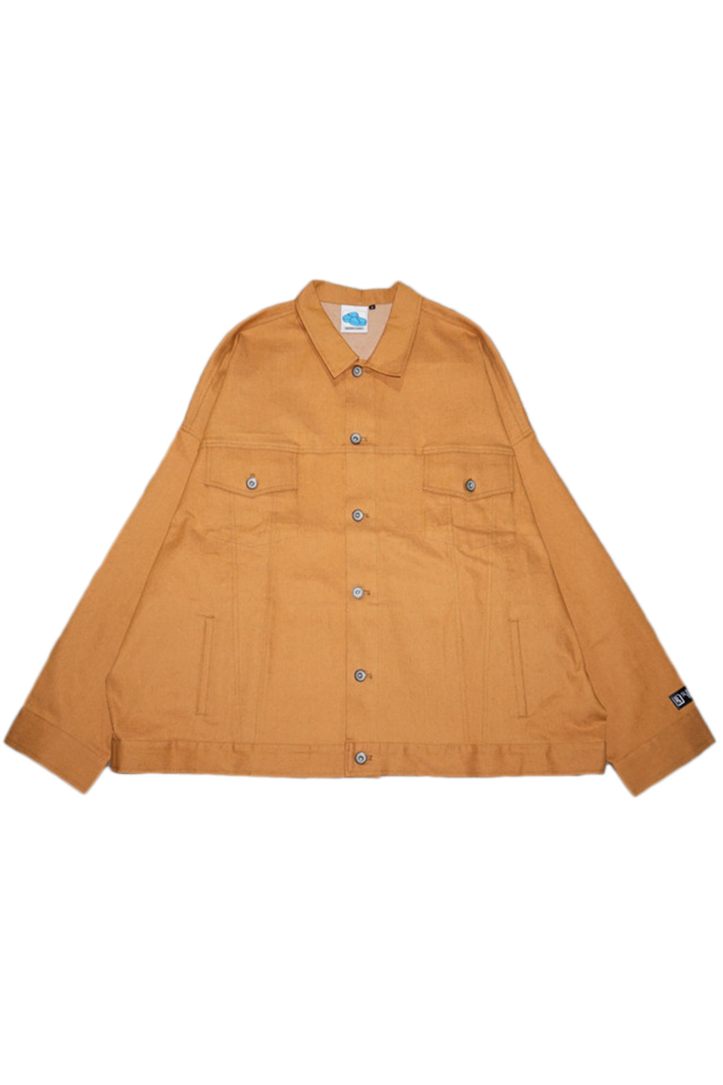 SLEEPING TABLET GENE [ RAW DENIM TRUCKER JACKET ] MUSTARD
