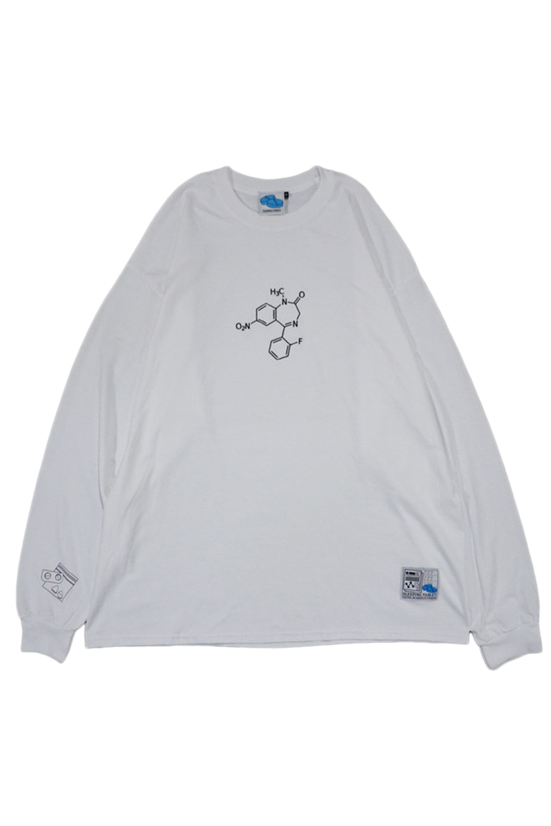 SLEEPING TABLET FORMULA [ LONG SLEEVE ] WHITE