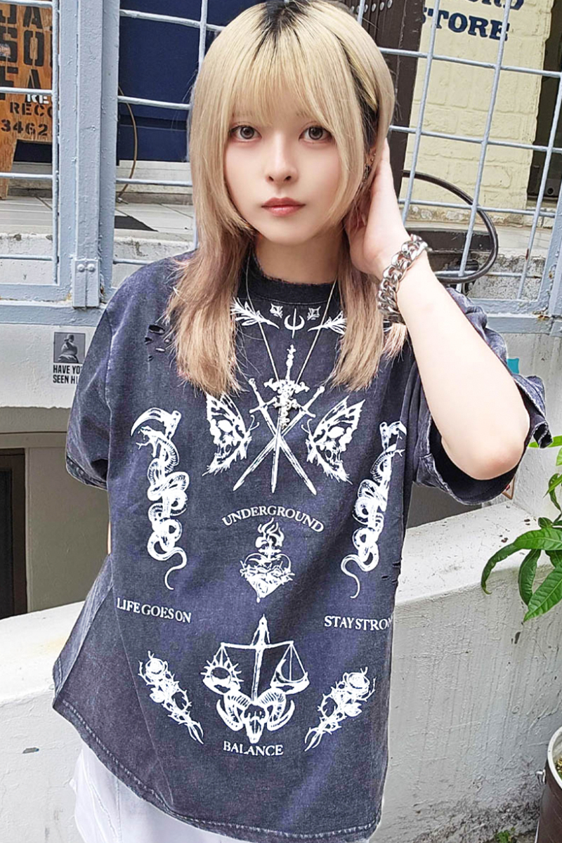 P.N UNDERGROUNDより夏の最新アイテム入荷！全体に施したスプレー加工
