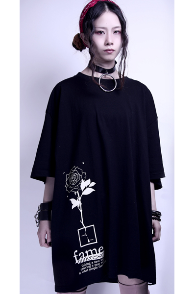 KAVANE Clothing "Fame"OVERSIZE CUTSEW - Black