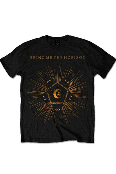 BRING ME THE HORIZON BLACK STAR T-SHIRTS