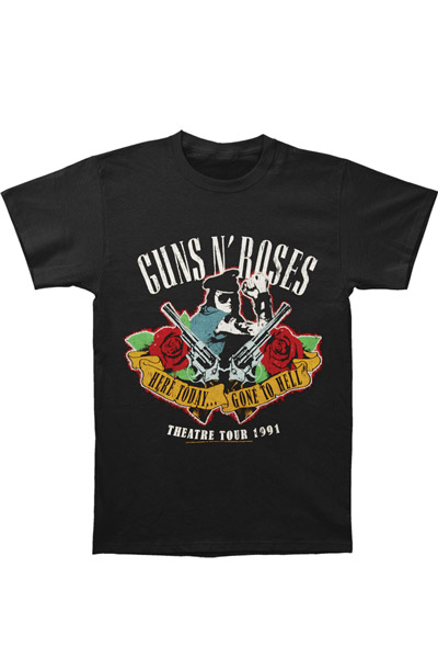 GUNS N' ROSES Here Today & Gone To Hell T-Shirts