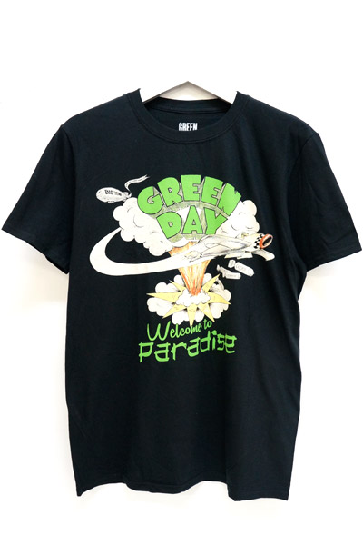 GREEN DAY Welcome ｔo paradise T-Shirt