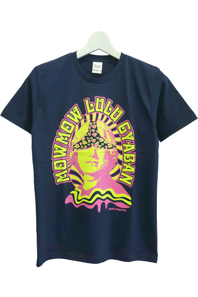 モーモールルギャバン 復活ツアーTシャツ ウーマン　ネイビー