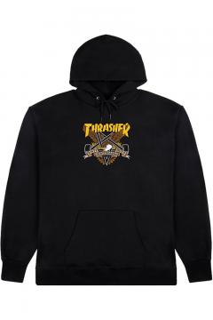 THRASHER × TOY MACHINE Pyramid Hoodie / ロックファッション THRASHER × TOY MACHINE Pyramid Hoodie / ロックファッション