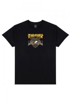 THRASHER (スラッシャー) TH8301 MAG LOGO LONG TEE BLK/WHT THRASHER (スラッシャー) TH8301 MAG LOGO LONG TEE BLK/WHT