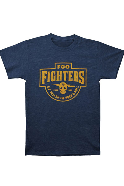 FOO FIGHTERS S.F. Valley Men's T-Shirt Heather Navy