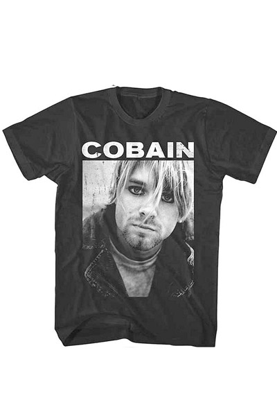 NIRVANA Kurt Cobain Eyeliner Photo T-Shirt