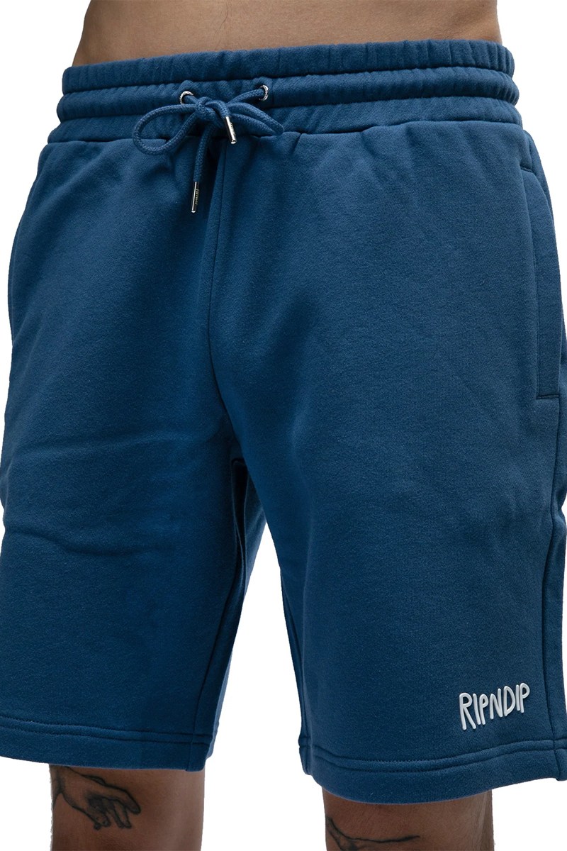 RIPNDIP (リップンディップ) Peek A Nerm Sweat Shorts PACIFIC BLUE