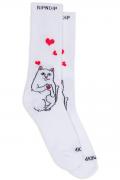 RIPNDIP (リップンディップ) Nermal Loves Socks WHITE