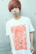 【ゲキクロ限定】KEYTALK × ゲキクロ スペシャル・コラボTシャツ 2018 WHITE / PINK