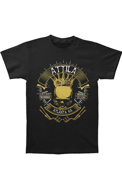 ATTILA Biker Black T-Shirt