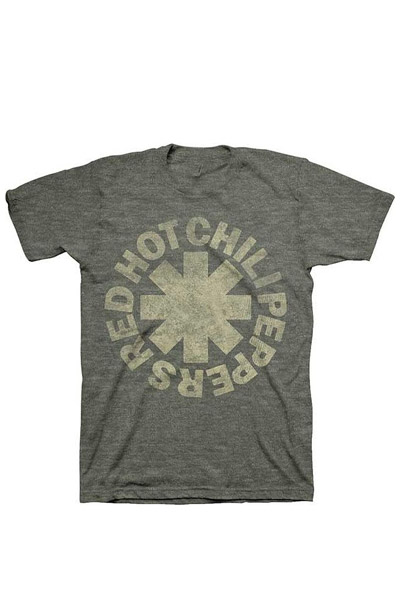 RED HOT CHILI PEPPERS Tonal Asterisk-TriBlend Army Green t-shirt