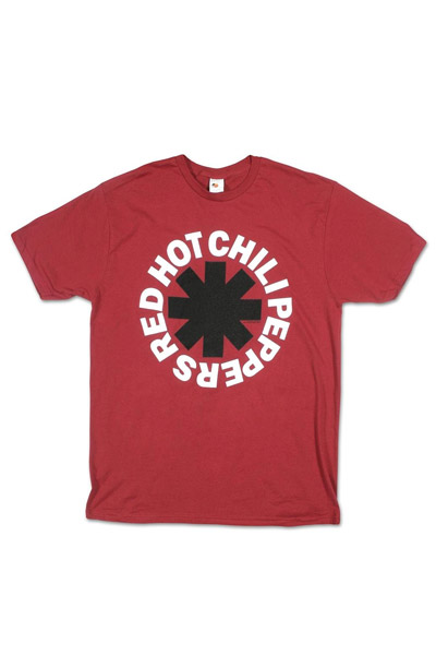 RED HOT CHILI PEPPERS Asterisk t-shirt Red
