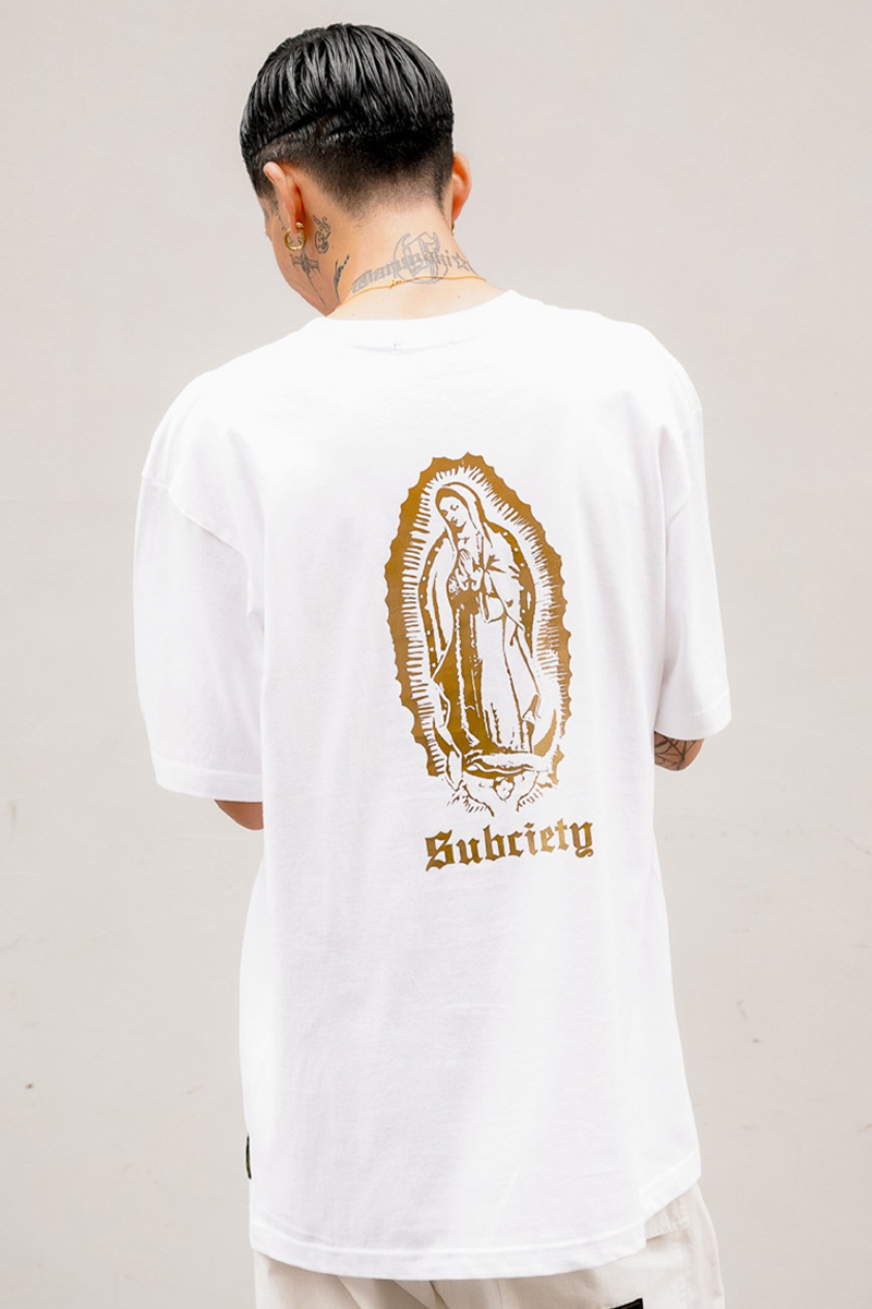 Subciety (サブサエティ) MARIA TEE WHITE/GOLD