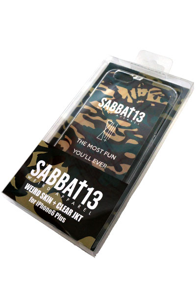 SABBAT13 BONE CAMO iPhone SKIN+JKT 6+ GREEN