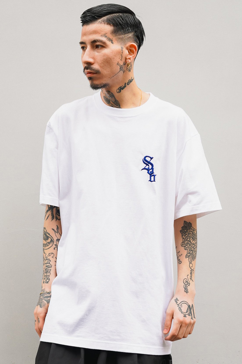 Subciety (サブサエティ) CROWD S/S WHITE/BLUE