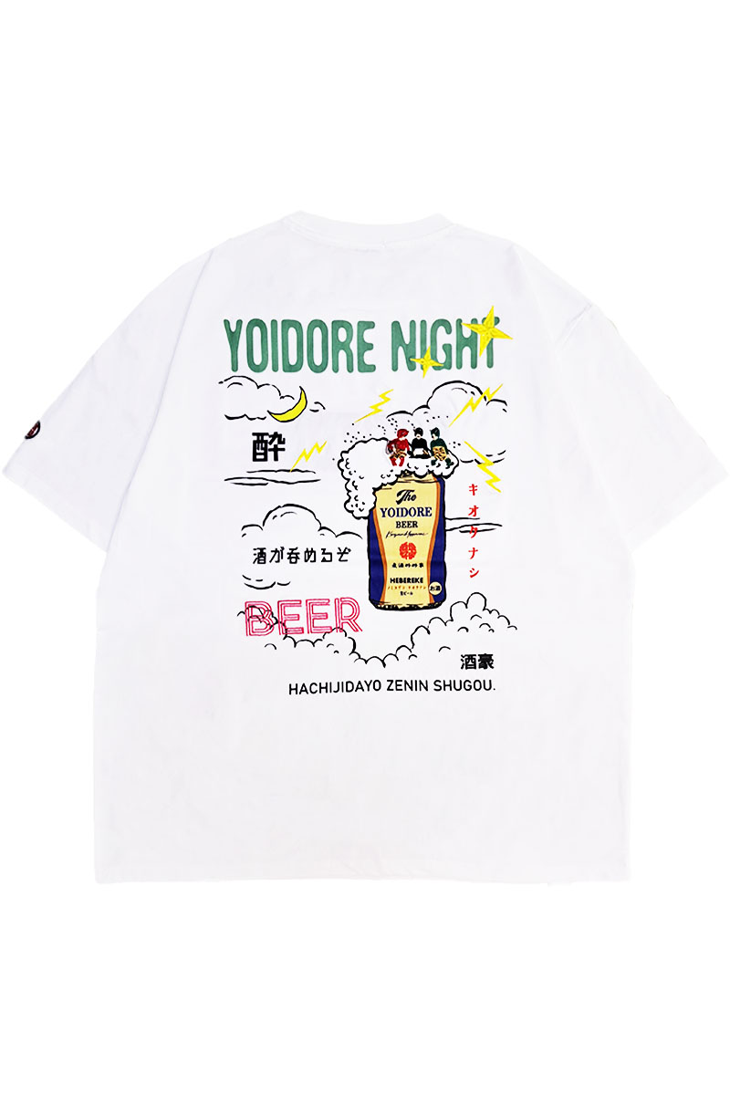 YOIDORE(ヨイドレ) KAMINARISAMA TEE - White