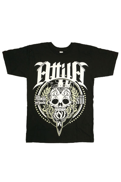 ATTILA Sugar Skull Black T-Shirt