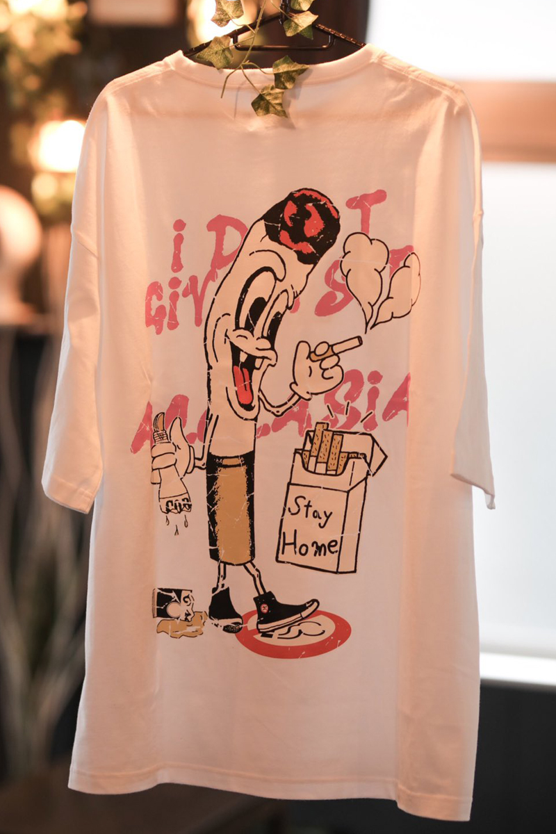 acOlaSia “KILL NOTICE” big tee White