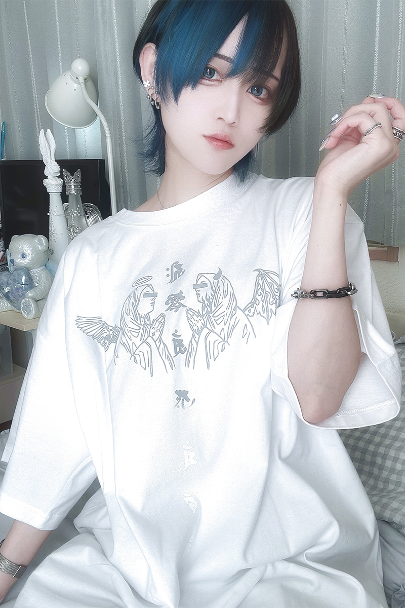 東京13零式(トウキョウイチサンゼロシキ) T-shirt 不義 Gray