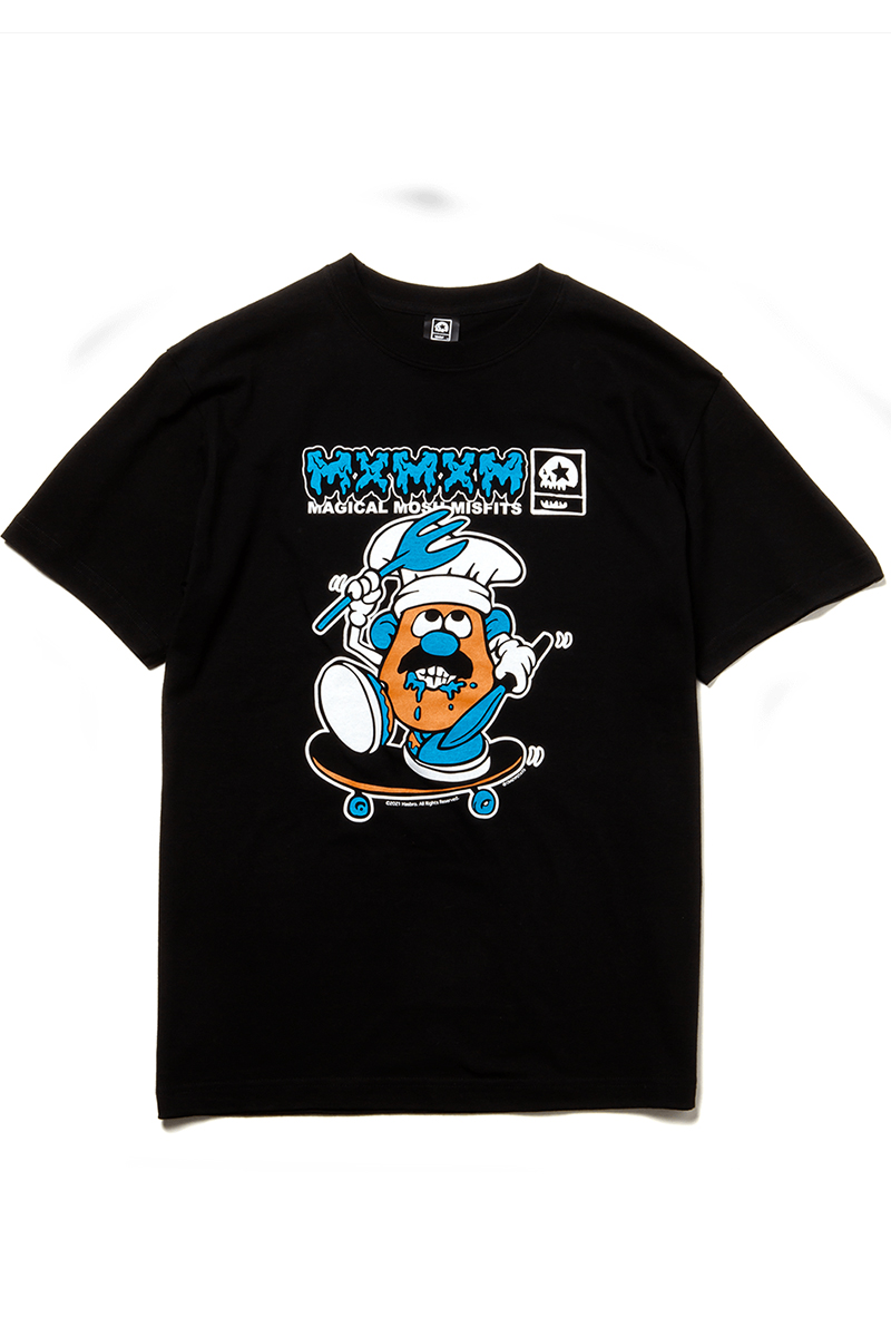 MAGICAL MOSH MISFITS Mr. ポテトヘッド x MxMxM "CRAZY POTATO" TEE BLACK