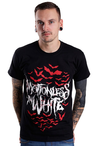MOTIONLESS IN WHITE Red Bats Black