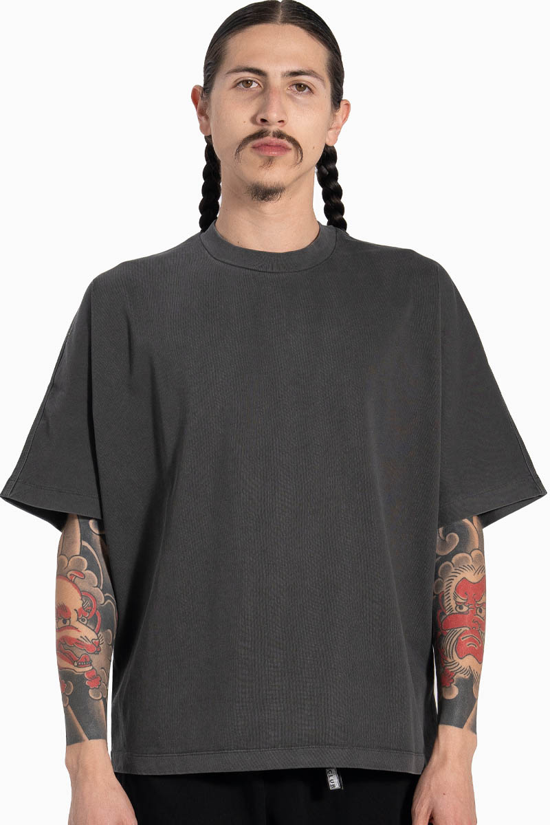 PRO CLUB（プロ・クラブ）Heavywide No Seam Dolman Sleeve Tee - Black Pigment Dyed