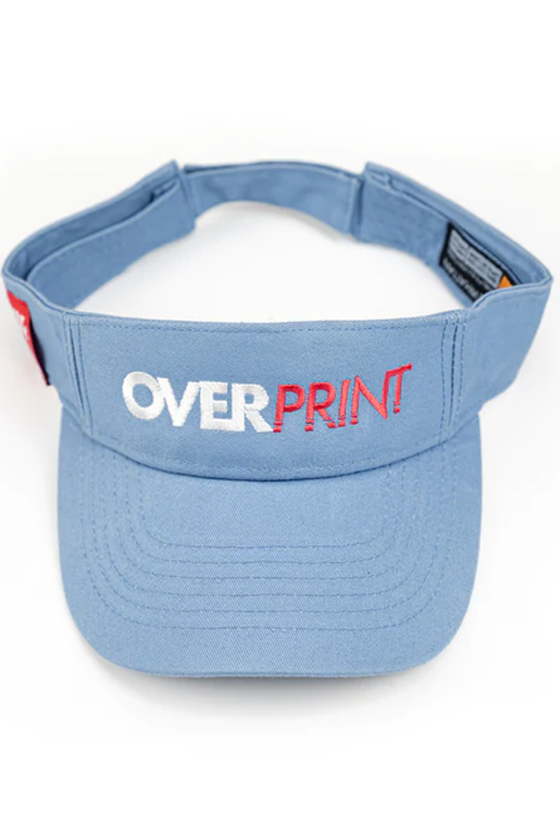 over print (オーバープリント) Visor SAX BLUE